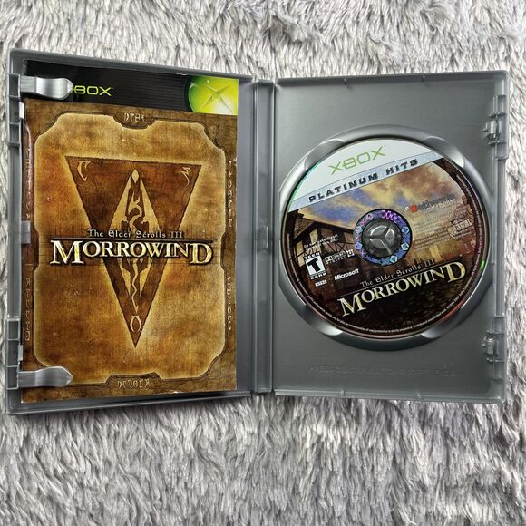 Elder Scrolls III: Morrowind (Microsoft Xbox, 2002) Disc Case Manual Inserts - Picture 9 of 14